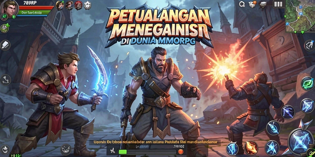 Tampilan menarik dan gameplay seru dari 789RP MMORPG.