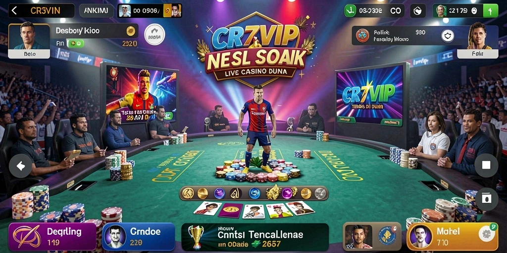 Tampilan dinamis gameplay CR7VIP yang memukau.