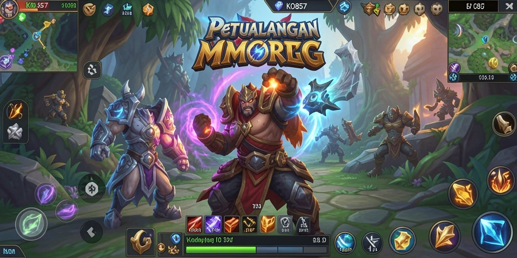 Tampilan gameplay seru dan mendebarkan di KO857.