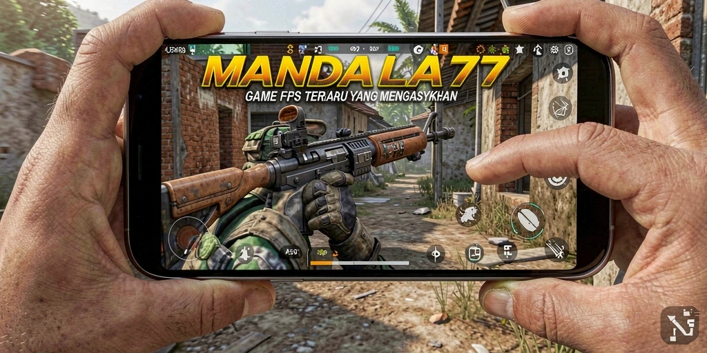 Screenshot MANDALA77 menampilkan aksi seru dalam pertempuran FPS.