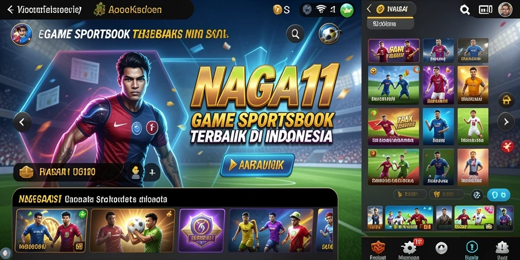 Screenshot gameplay NAGA11 menampilkan antarmuka taruhan yang interaktif.
