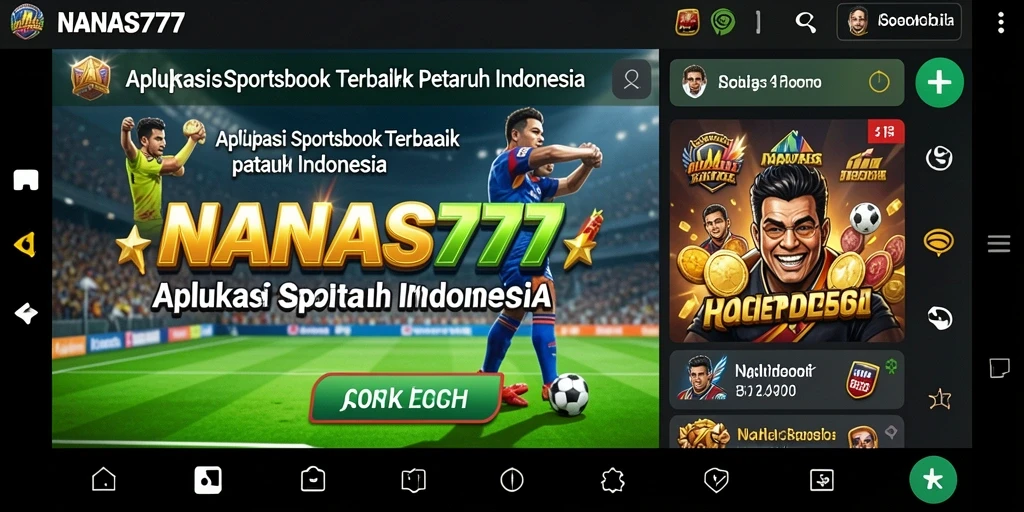Tampilan gameplay taruhan olahraga di NANAS777 yang menarik.