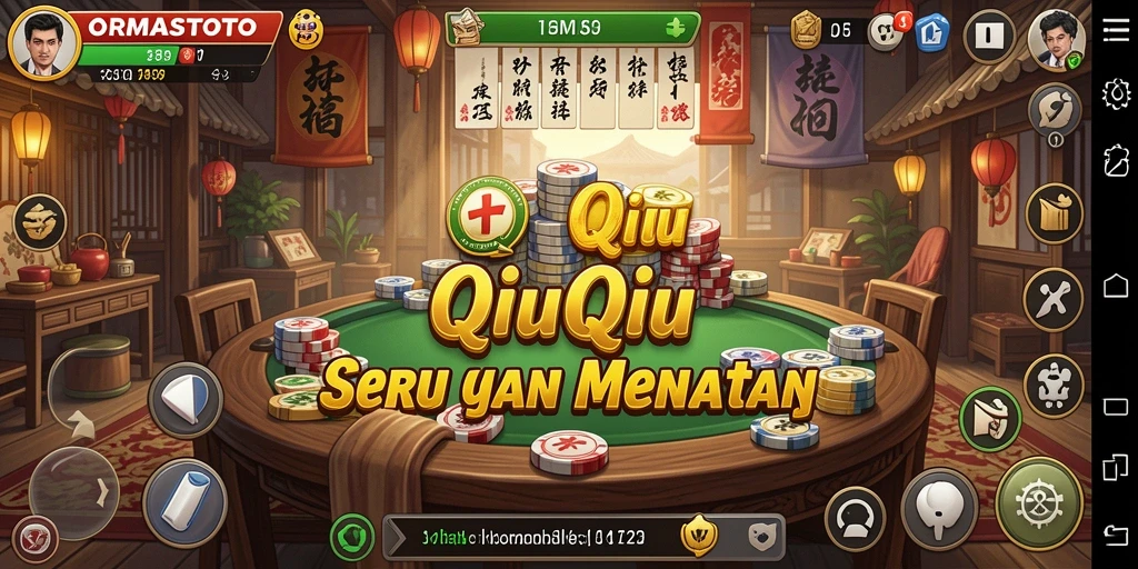 Tampilan gameplay QiuQiu yang mengasyikkan dan penuh strategi.