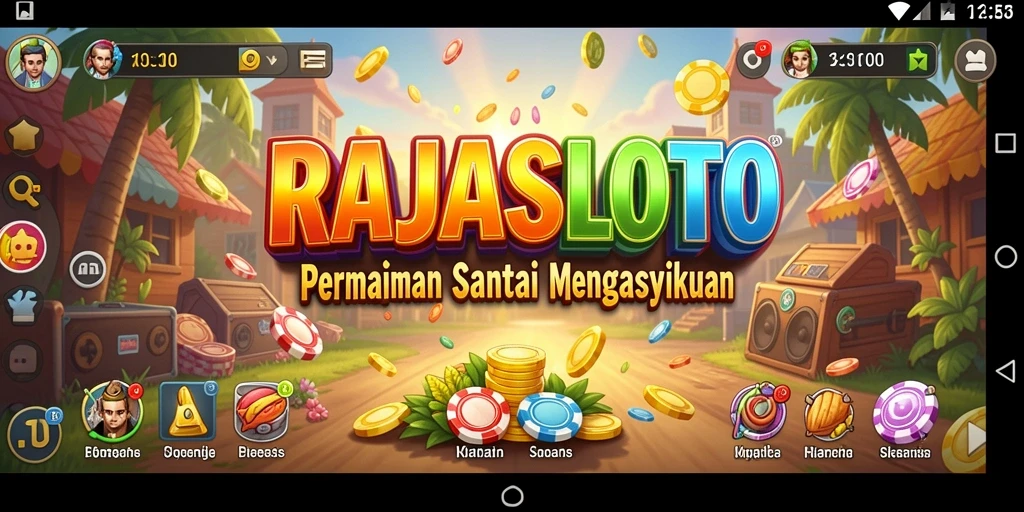 Screenshot gameplay RAJASLOTO yang menggambarkan suasana santai dan menghibur.