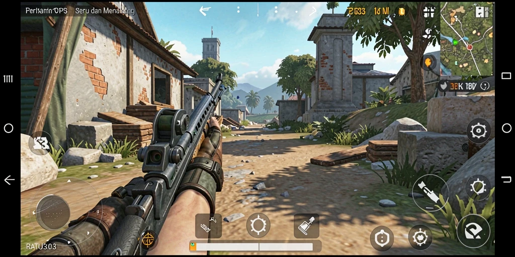 Tampilan gameplay seru dari RATU303 di TPS.