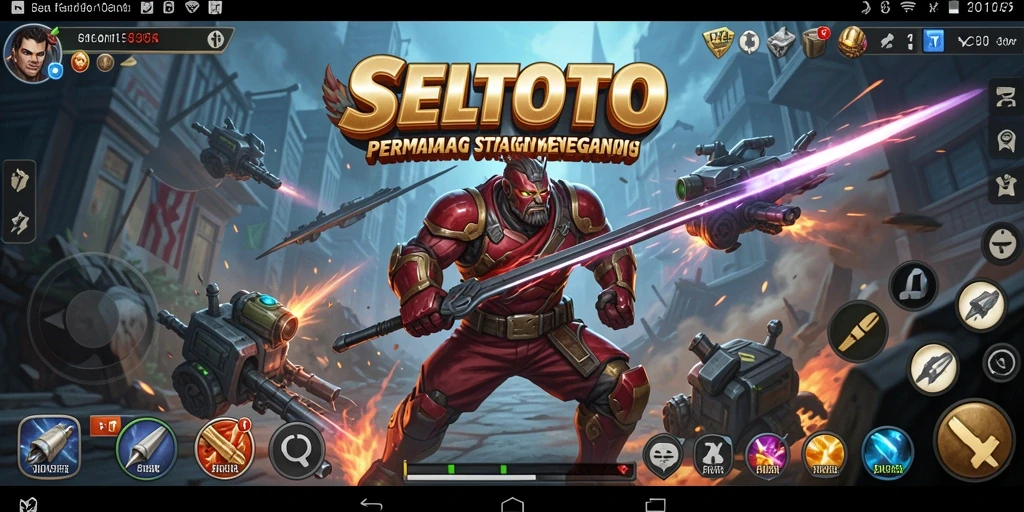 Tampilan screenshot utama SELTOTO menampilkan aksi seru permainan SLG.