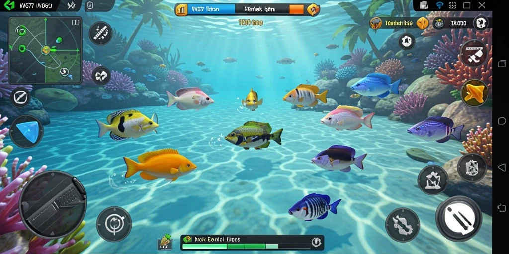 Gameplay seru Tembak Ikan di W67 dengan visual yang menarik.